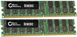 CoreParts Kit de mémoire 8Go (2 x 4Go) DDR2 667MHz DIMM ECC/REG