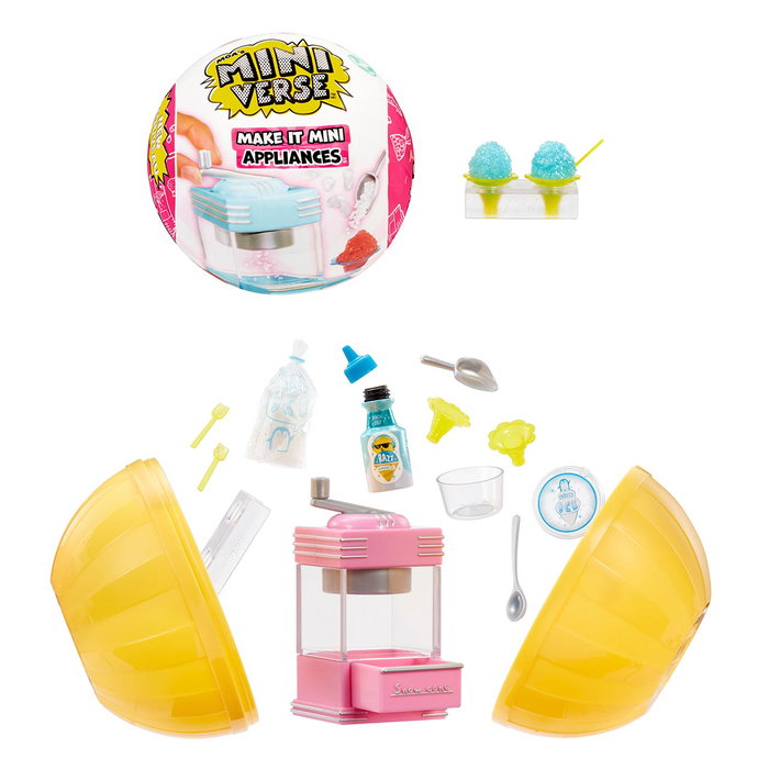 MGA Miniverse - Mini Électroménagers Série 2 - Kit de création réaliste d'aliments miniatures (523444) - Utilise la lumière UV