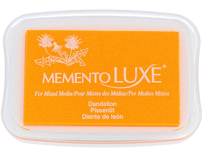 Tsukineko MEMENTO LUXE Tampon encreur diente de león 96x63mm Tsukineko MEMENTO LUXE Tampon encreur diente de león 96x63mm