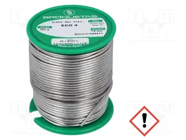 BROQUETAS Fil d'étain sans plomb Sn96,5Ag3Cu0,5 1,5 mm 250 g