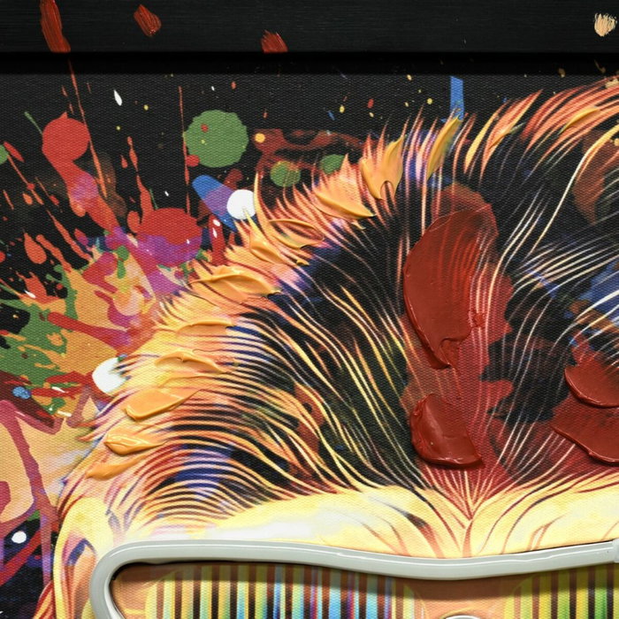 Tableau avec LED Home ESPRIT Noir Moderne 93 X 3 X 63 CM (2 Unités) Tableau avec LED Home ESPRIT Noir Moderne 93 X 3 X 63 CM (2 Unités)