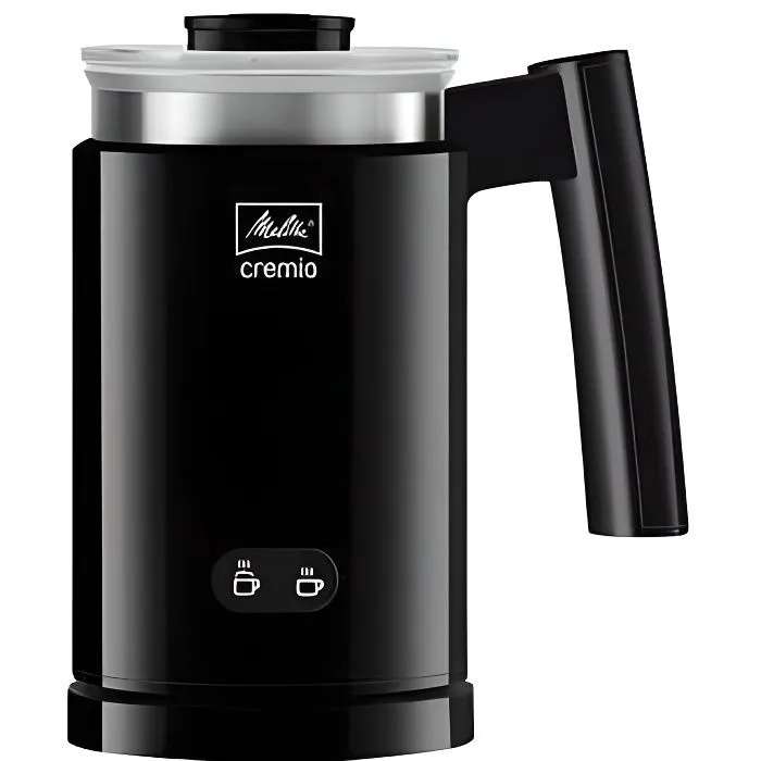Melitta Cremio II Mousseur à lait sans fil 450W Noir - Capacité 150 ml mousse / 250 ml lait - Arrêt automatique - Revêtement antiadhésif - Rotation 360° Melitta Cremio II Mousseur à lait sans fil 450W Noir - Capacité 150 ml mousse / 250 ml lait - Arrêt automatique - Revêtement antiadhésif - Rotation 360°