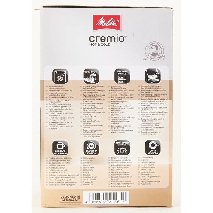 Melitta Mousseur à lait Cremio II - Noir Melitta Mousseur à lait Cremio II - Noir