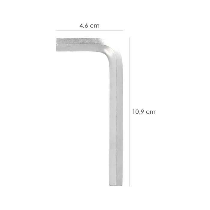 WOLFPACK LINEA PROFESIONAL Clé Allen Standard 9,0 mm en Acier Chrome Vanadium WOLFPACK LINEA PROFESIONAL Clé Allen Standard 9,0 mm en Acier Chrome Vanadium