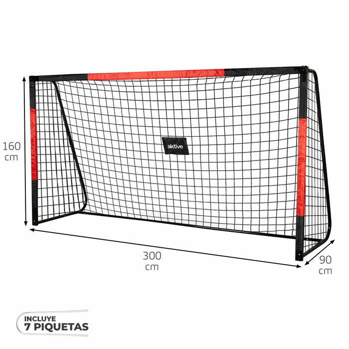 Cage à Foot Aktive 300 X 160 X 90 CM