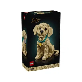 LEGO Icons 11384 - Set de Construction pour Adulte - Maquette de Chiot Golden Retriever Articulé - 2102 Pièces