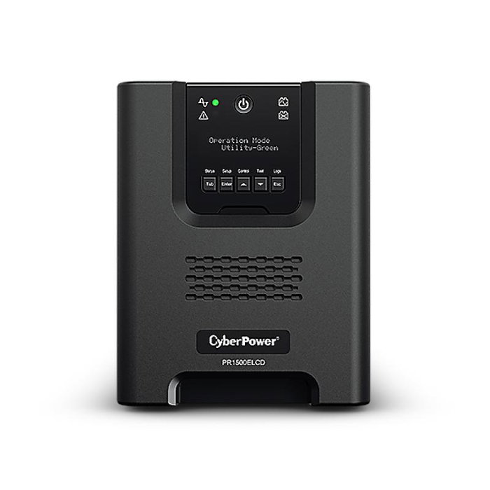CyberPower PR 1500 VA (PR1500ELCD) Onduleur Line-Interactive avec AVR et gestion batterie intelligent CyberPower PR 1500 VA (PR1500ELCD) Onduleur Line-Interactive avec AVR et gestion batterie intelligent