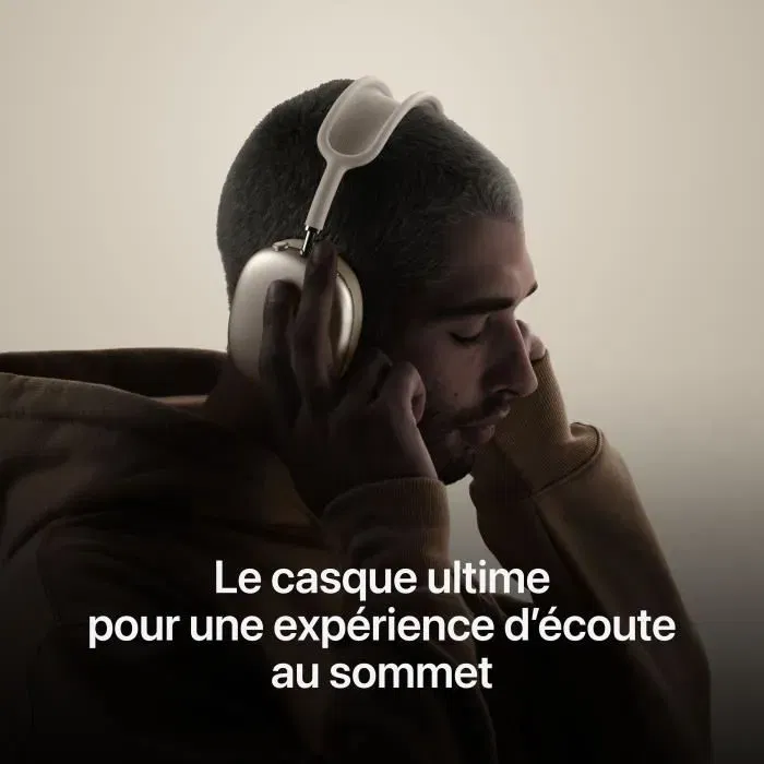 Apple AirPods Max Casque audio supra-auriculaire sans fil avec réduction de bruit active - Violet