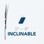 DAEWOO Support TV 32-70 pouces fixe avec inclinaison 8° - 45kg