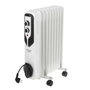 Adler Radiateur à Huile AD 7816 Blanc Noir 2000 W