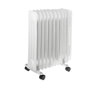 Adler Radiateur à Huile AD 7816 Blanc Noir 2000 W