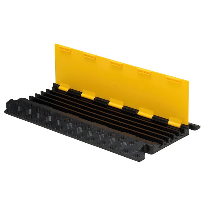 WOLFPACK LINEA PROFESIONAL Protecteur de câbles de sol 5 canaux 90x50x5 cm WOLFPACK LINEA PROFESIONAL Protecteur de câbles de sol 5 canaux 90x50x5 cm