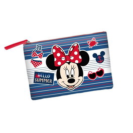 Karactermania Nécessaire de voyage Minnie Disney Summer - Taille 22,5 x 30,5 x 2 cm, un compartiment, fermeture à glissière