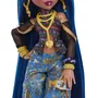 Monster High Poupet Cléo JHK32 - Poupée avec cobra et 7 accessoires, tenue dorée et lapis-lazuli