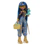 Monster High Poupet Cléo JHK32 - Poupée avec cobra et 7 accessoires, tenue dorée et lapis-lazuli