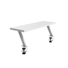 Mars Gaming Support Écran Élévateur MGDS 60x20 cm avec Plateau Fibre Carbone et Structure Acier pour Moniteur