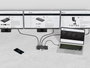 Sandberg Station d'accueil USB-C 13-en-1 Pro - Hub avec Ports USB A/C, HDMI, DisplayPort, Ethernet RJ45, Lecteur de Cartes SD et Audio