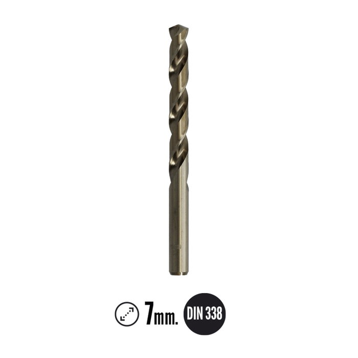 WOLFPACK LINEA PROFESIONAL Foret cobalt HSS cylindrique 7,00 mm