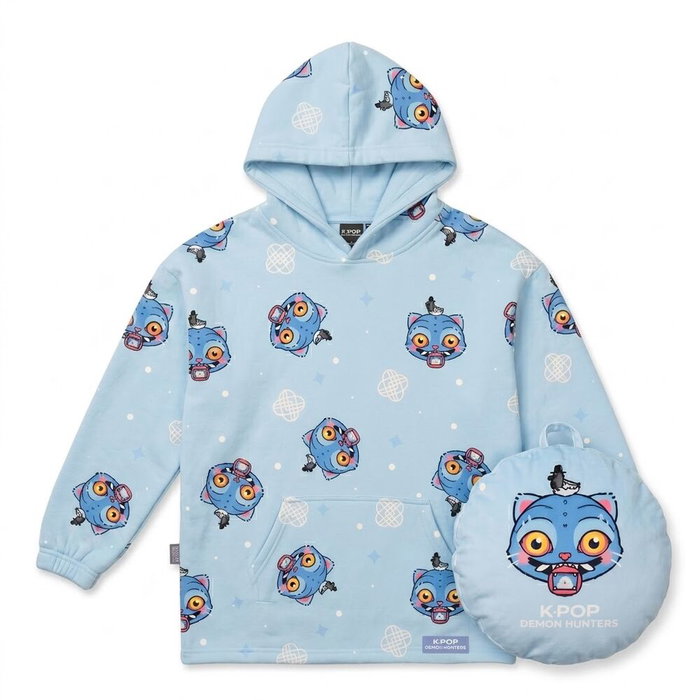 NETFLIX Sudadera oversize cojin KPop Demon Hunters Taille M NETFLIX Sudadera oversize cojin KPop Demon Hunters Taille M