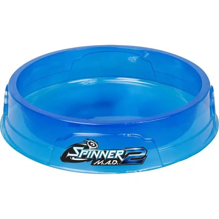 Silverlit Pack Deluxe Spinner Mad 2 - Jeu d'ambiance avec 2 toupies et arène de combat - Pour enfants à partir de 5 ans