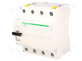 SCHNEIDER ELECTRIC ACTI9 RCD Interrupteur différentiel 25A 30mA 4 pôles