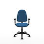 PIQUERAS Y CRESPO Chaise de bureau Algarra bleu clair