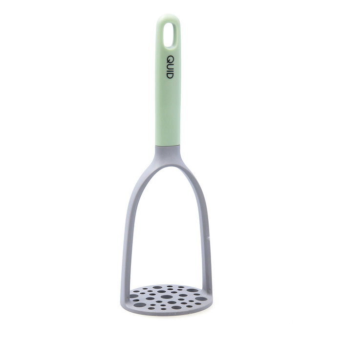 Quid Prensa Patatas Ozon 26 cm Verde Plástico Libre de BPA Apto Lavavajillas Mango Ergonómico 12 Unidades
