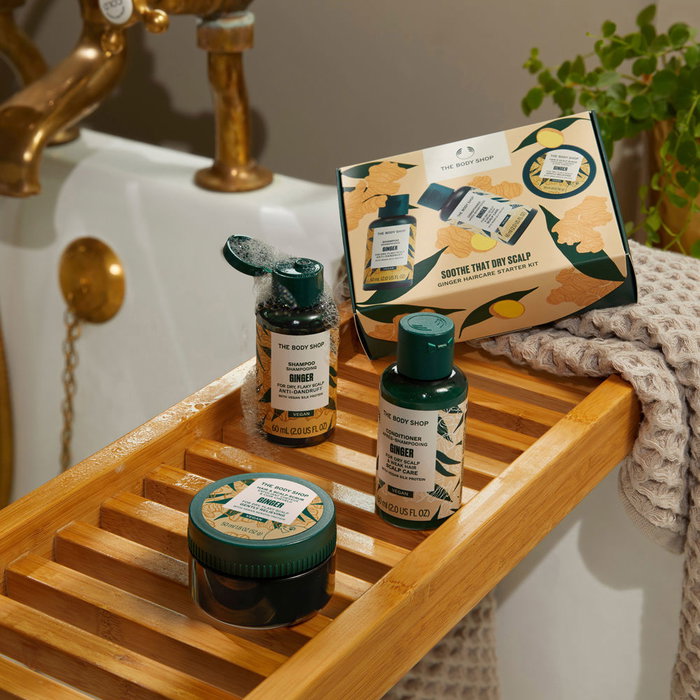 The Body Shop Shampoing au Gingembre 60 ml Antipelliculaire Végétalien