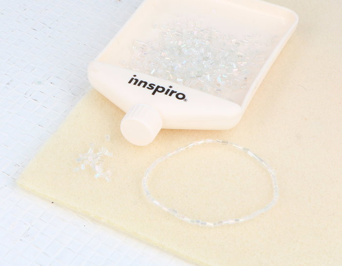 Innspiro Perles de rocaille cylindriques miniatures transparentes 2x2mm 95g Innspiro Perles de rocaille cylindriques miniatures transparentes 2x2mm 95g