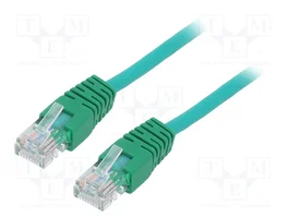GEMBIRD Câble Ethernet Patch Cord Cat 5e U/UTP 0,25m Vert