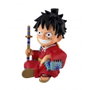 Plastoy Hucha Luffytaro One Piece 15 cm - Tirelire Officielle PVC Rouge Personnage Samouraï Collection