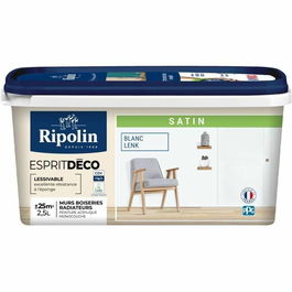 Peinture d'Apprêt Ripolin Blanc Satiné 2,5 L