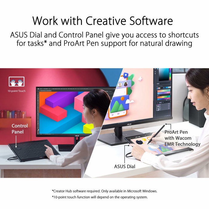 Écran Tactile Interactif Asus 90LM0711-B01I70 4K Ultra HD 15,6"