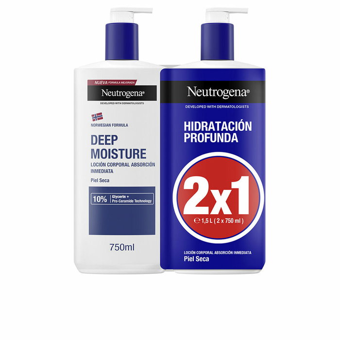Neutrogena Lotion Hydratation Profonde Pack 2 x 750 ml Neutrogena Lotion Hydratation Profonde Pack 2 x 750 ml
