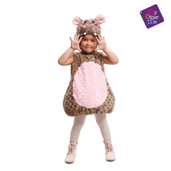 My Other Me Déguisement Hippopotame Peluche Marron 3-4 Ans