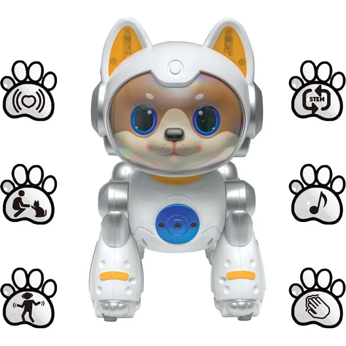 Lexibook Cyber Power Puppy - Chien robotisé avec commande vocale