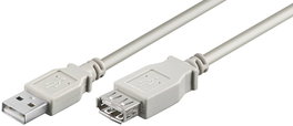 MicroConnect Câble d'extension USB 2.0, 5m