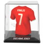 FANCOLLEX Figurine Cristiano Ronaldo Portugal en maillot de foot - Statuette miniature en vinyle, acrylique et plastique biodégradable (9,5 cm)