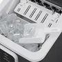 H.Koenig KB12 Machine à Glaçons - Noir - Production jusqu'à 12 kg/jour - Temps de production 6 à 13 min - 120 W - Écran LCD - Bac amovible