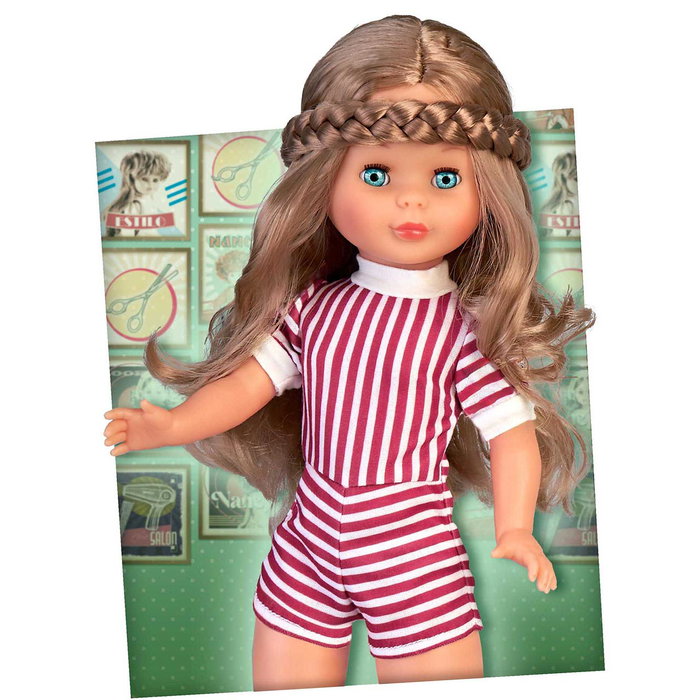 Nancy Colección Trousseau Peinados Nal11000 Famosa - Poupée Nancy édition 2024 avec trousseau de cheveux et tenue années 80