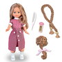 Nancy Colección Trousseau Peinados Nal11000 Famosa - Poupée Nancy édition 2024 avec trousseau de cheveux et tenue années 80