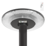 Lampadaire solaire LED 100W blanc froid avec télécommande et capteur de mouvement de Greenice