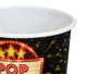 Leknes Cubo Popcorn Hollywood 1,2L Plastique Rouge Noir Blanc 13x13x13 cm (Set de 36)