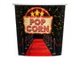 Leknes Cubo Popcorn Hollywood 1,2L Plastique Rouge Noir Blanc 13x13x13 cm (Set de 36)