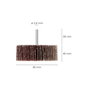 WOLFPACK LINEA PROFESIONAL Éventail abrasif grain 40, 80x40 mm