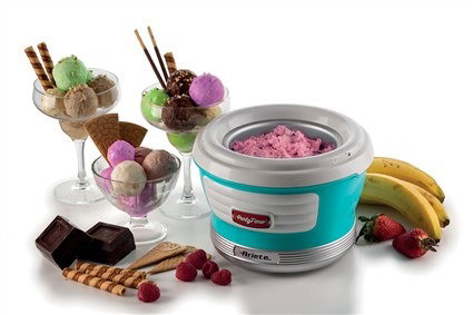 Ariete 643/01 - Sorbetière électrique Party Time, capacité 1.5L, couleur bleue, fabrication de glaces et sorbets Ariete 643/01 - Sorbetière électrique Party Time, capacité 1.5L, couleur bleue, fabrication de glaces et sorbets