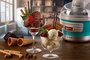 Ariete 643/01 - Sorbetière électrique Party Time, capacité 1.5L, couleur bleue, fabrication de glaces et sorbets
