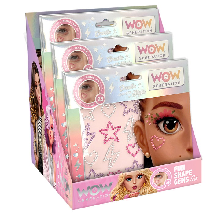 Kids Licensing Gemmes Adhésives Faciales Wow00169, 25 Pièces, Maquillage Enfants +6 Ans Kids Licensing Gemmes Adhésives Faciales Wow00169, 25 Pièces, Maquillage Enfants +6 Ans