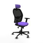 Piqueras y Crespo Chaise de Bureau avec Appui-tête Jorquera 2D036G2 Lila