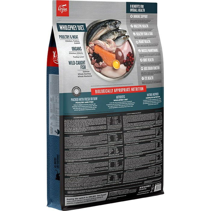 Aliments pour chat Orijen Poulet Saumon Poisson 4,5 Kg